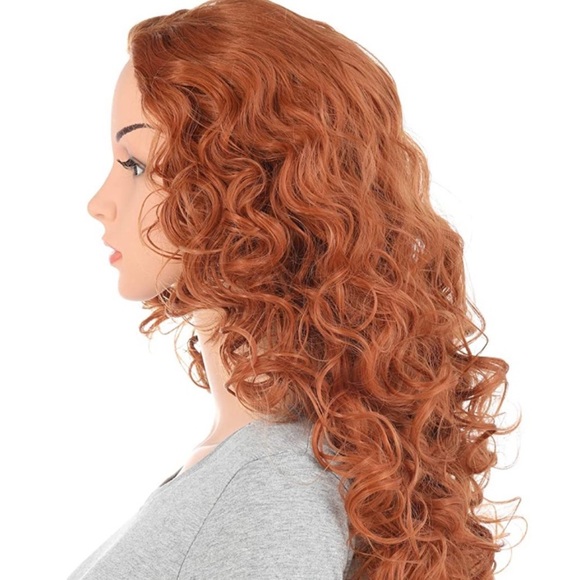 22” Long Curly Wavy Full Head Wig - Picture 3 of 6